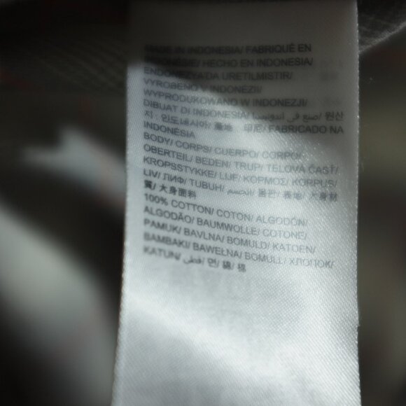 Calvin Klein Jeans plaid snap button down shirt 100% cotton XL - Picture 9 of 9